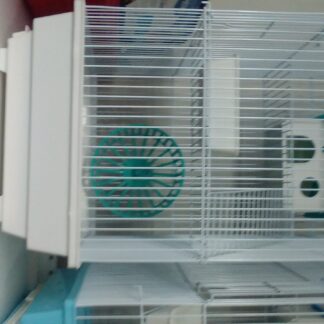 Hamster Cage - Blue or White