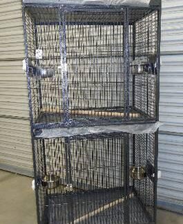 Double Stack Parrot Cage