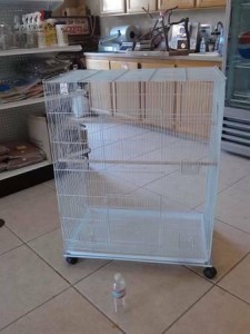 rectangular bird cage